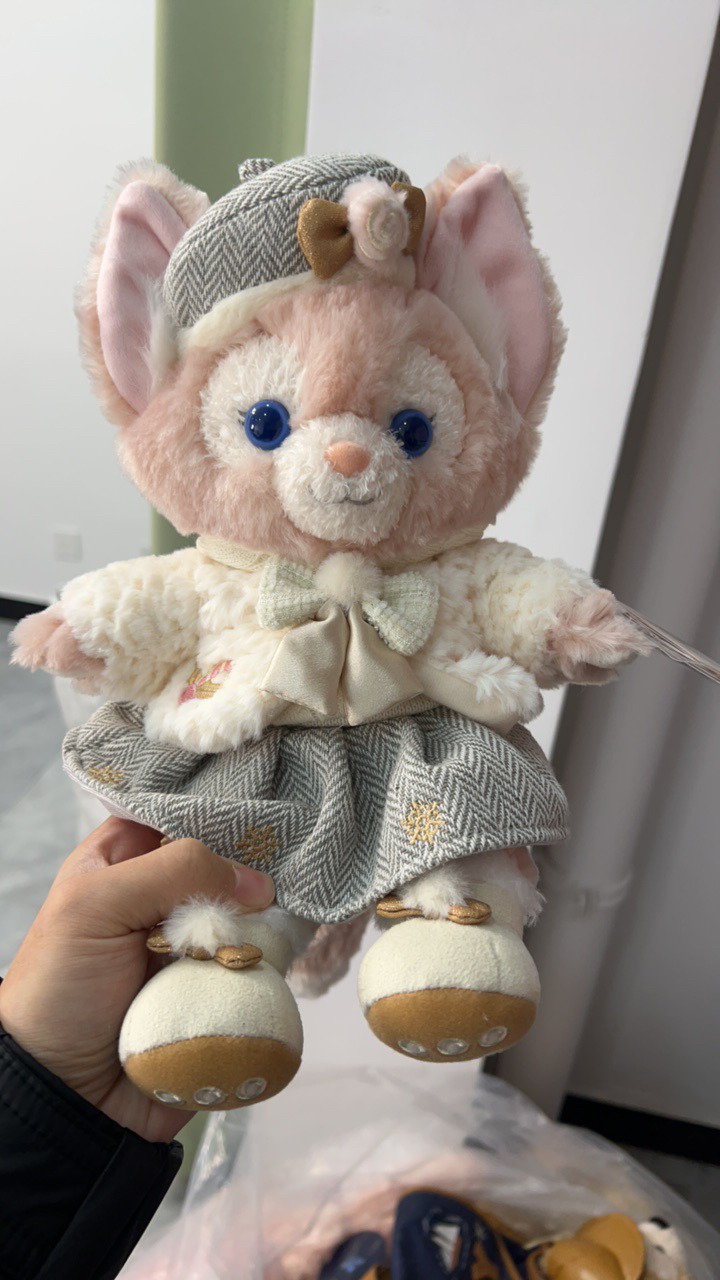 冬日圣诞玲娜贝儿毛绒玩具钥匙扣挂件女生礼物