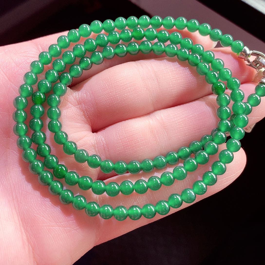 翡翠手链未镶嵌天然翡翠手链未镶嵌