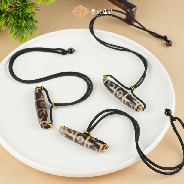 壹加师姐｜手工设计横版莲师玛瑙项链多样性发一3007K