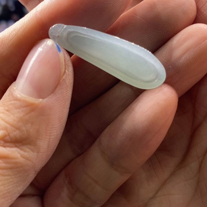 宋***绿翡翠未镶嵌吊坠(不含链)A860