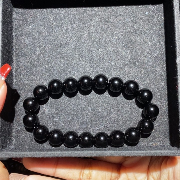 黑曜岩手链未镶嵌我*想