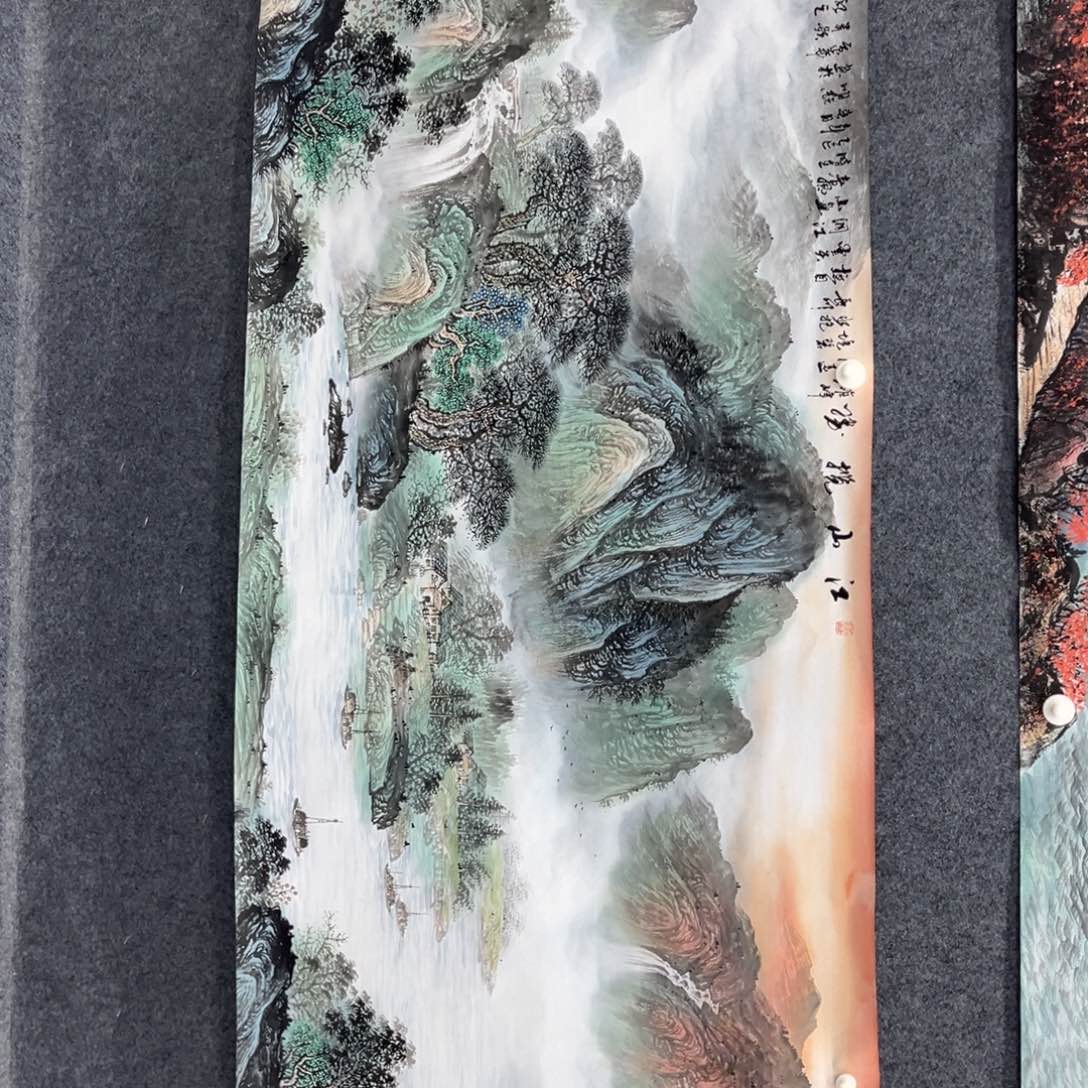 明锐老师小六尺画心画心