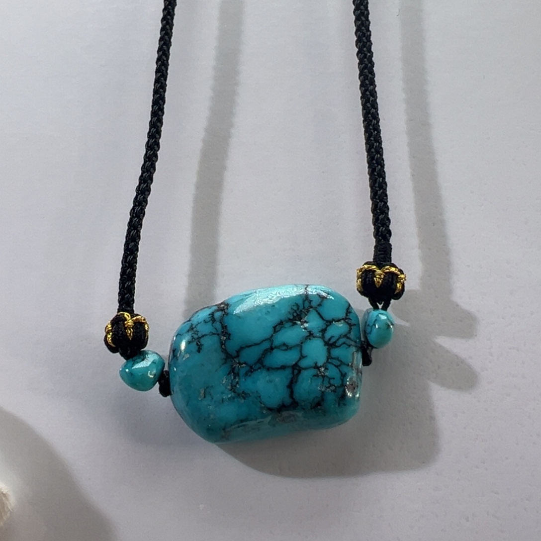 绿松石未镶嵌挂件