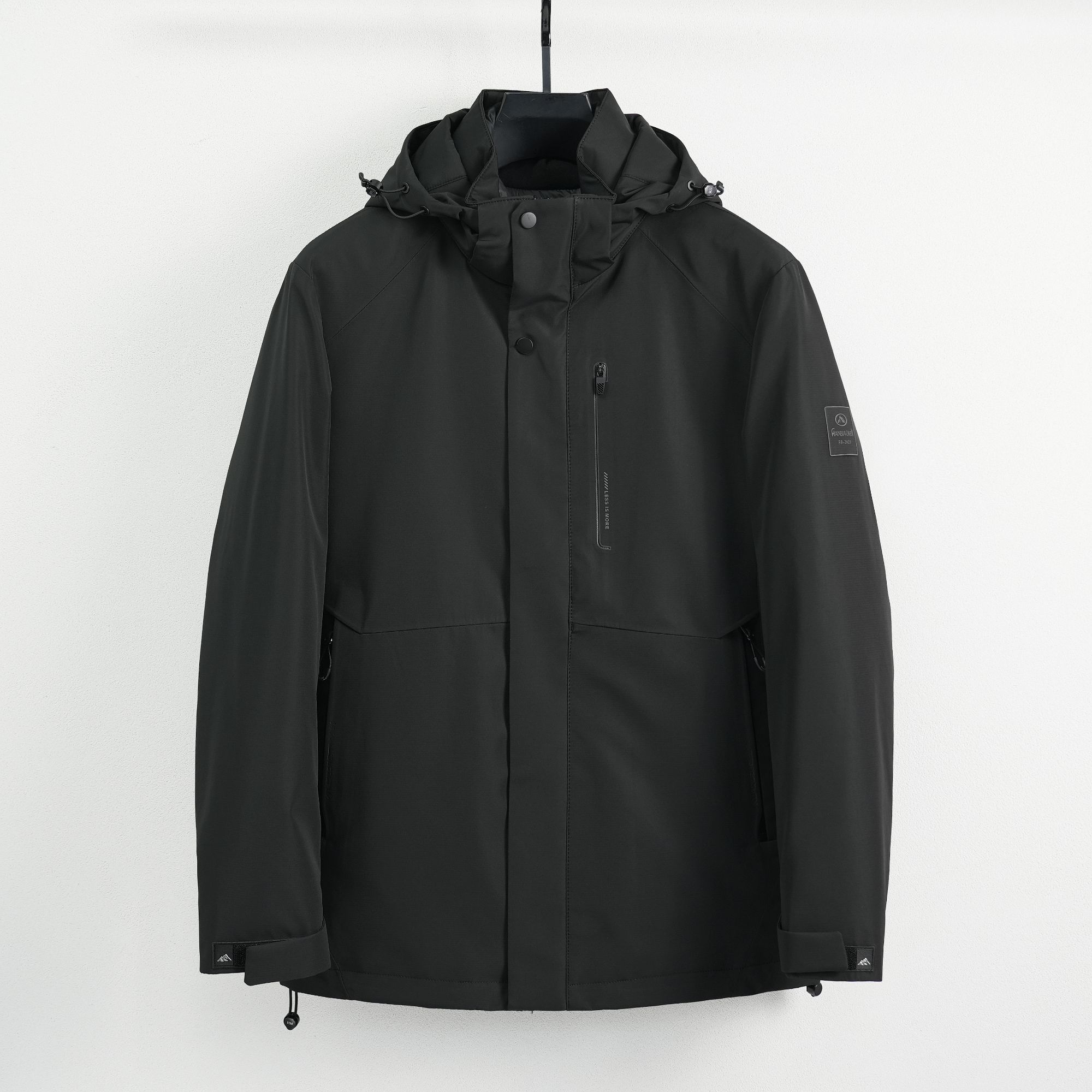 【一衣三穿】冬季加厚男士欧货时尚轻奢休闲连帽羽绒服24939