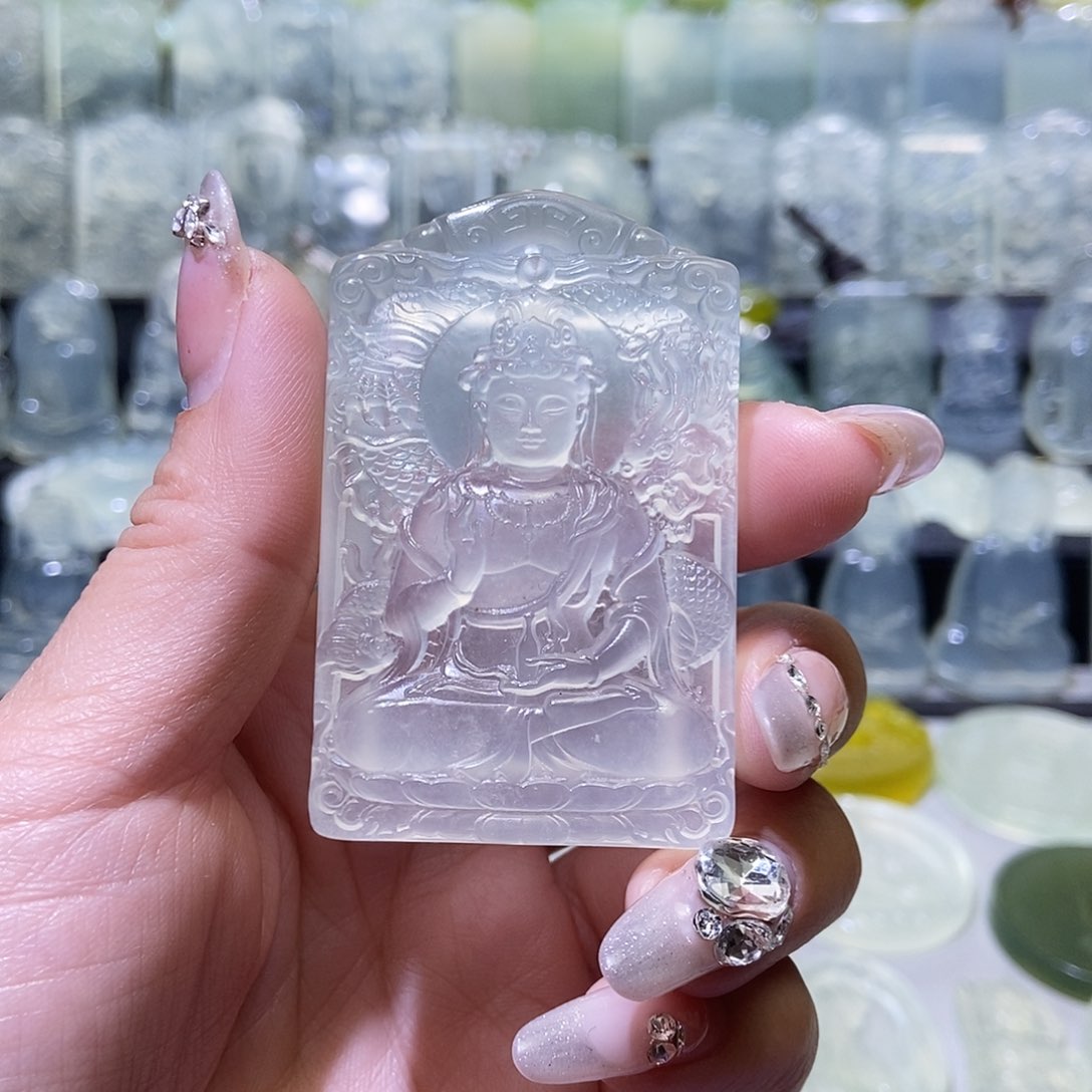 岫玉吊坠未镶嵌吊坠