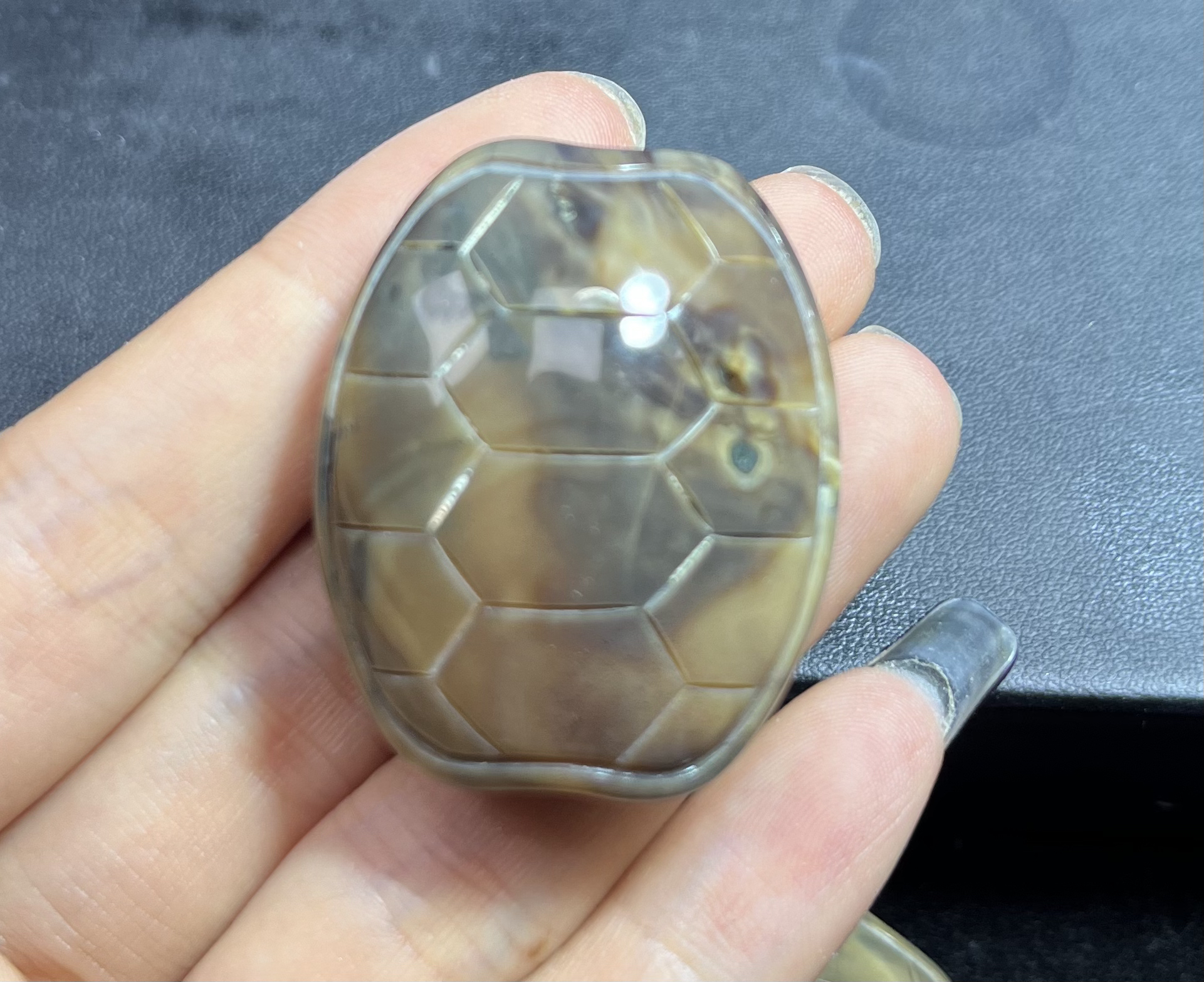 缅甸琥珀青花瓷根珀富甲天下13.4克