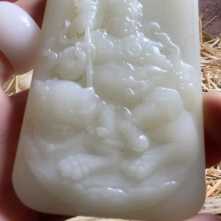 和田玉（糖玉）挂件未镶嵌