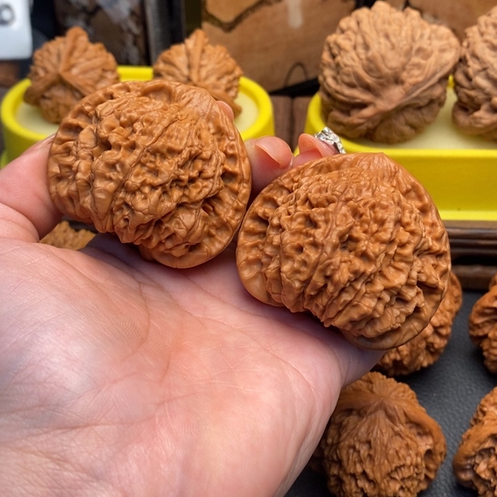 文玩核桃把件544官帽51