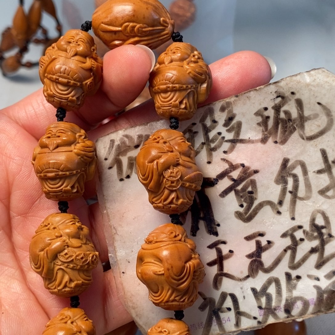 橄榄核手串/手链君***官帽财神