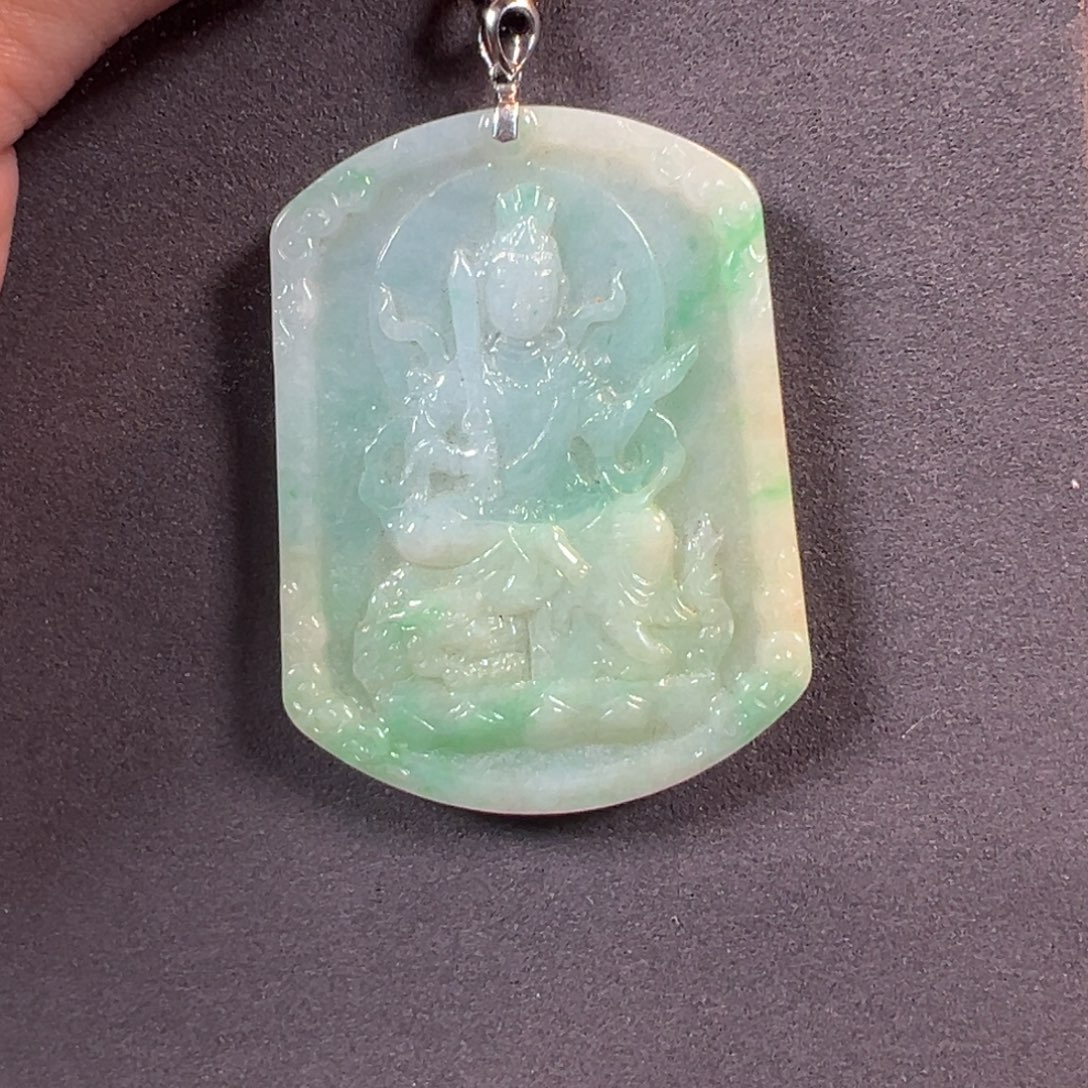 未镶嵌挂件翡翠文殊