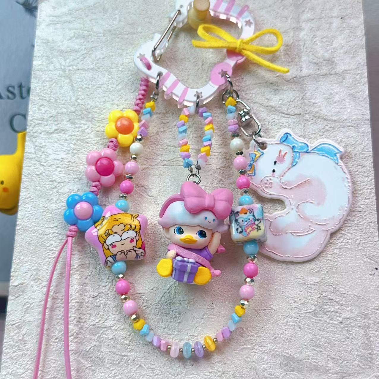 天天亮晶晶【C01-50】过款diy多功能手机饰品通用创意包包手工