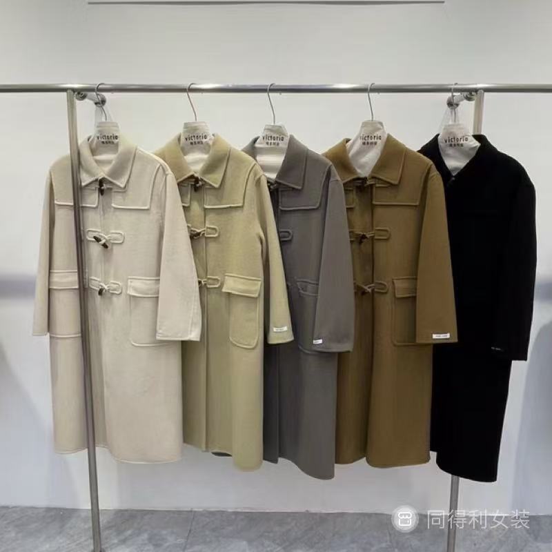 8803 秋冬女士韩版中长款大衣 三楼