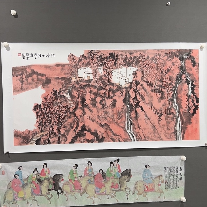 国画魑**魉老师作品国画的