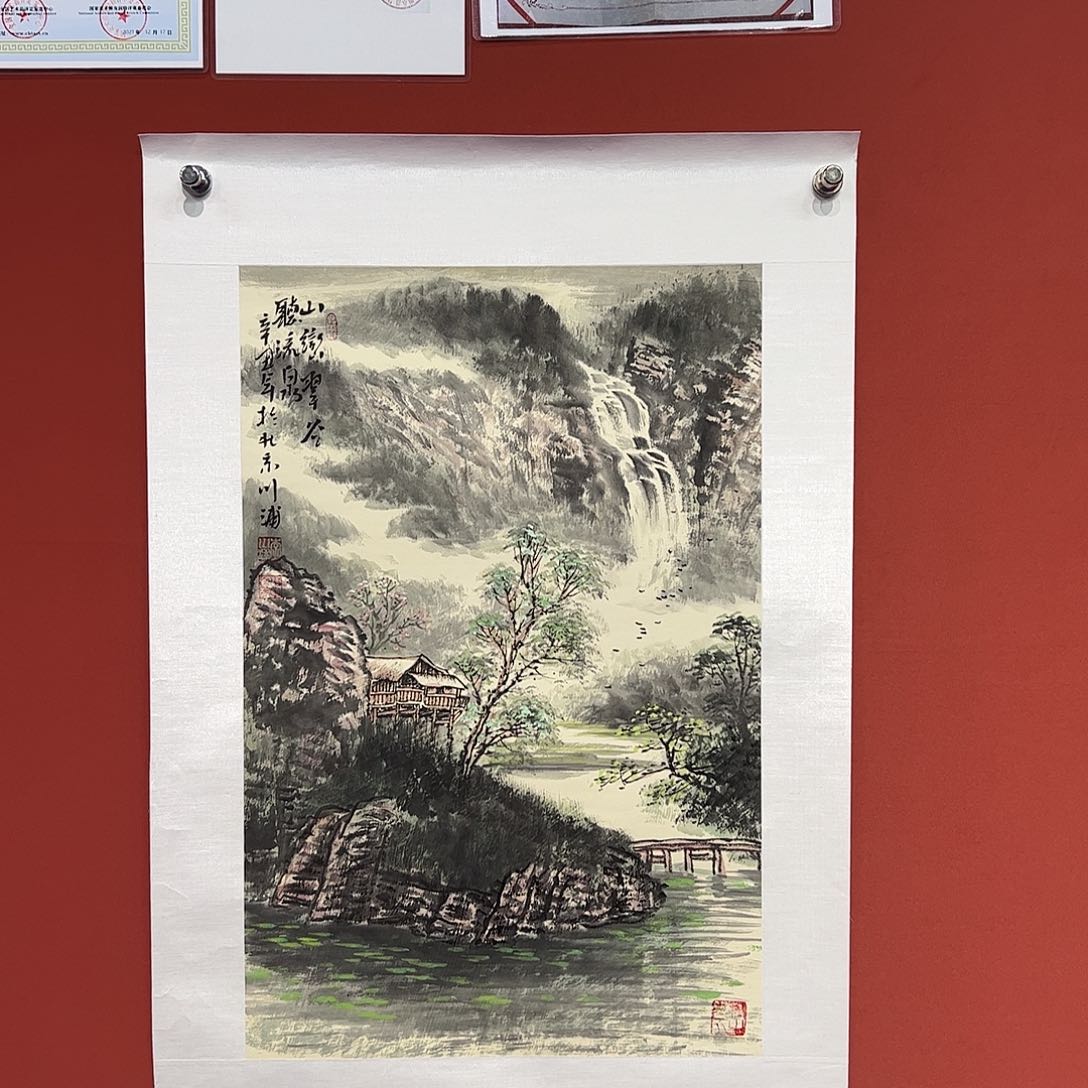 国画李川浦画家作品