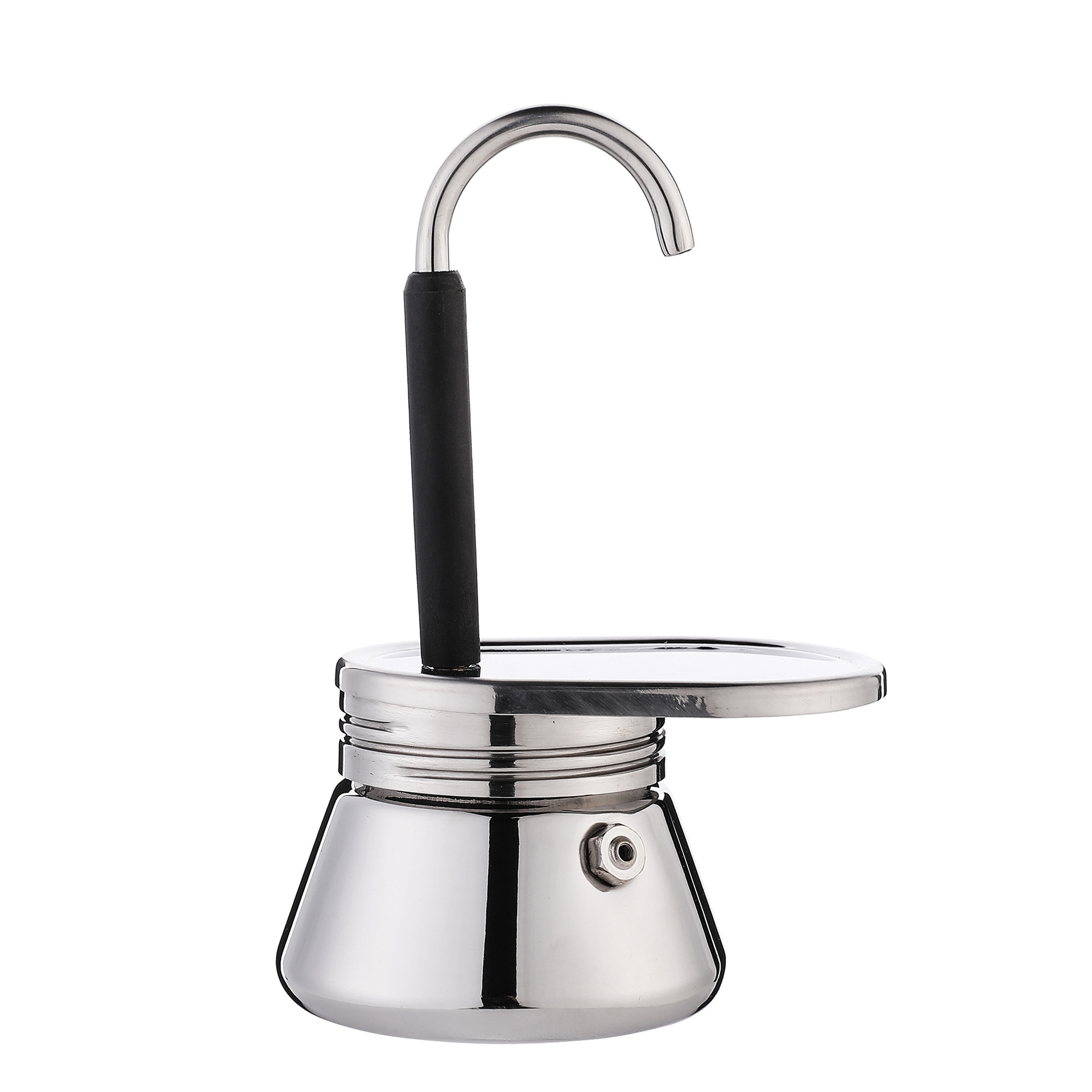 不锈钢摩卡壶单管双管咖啡壶意式咖啡壶