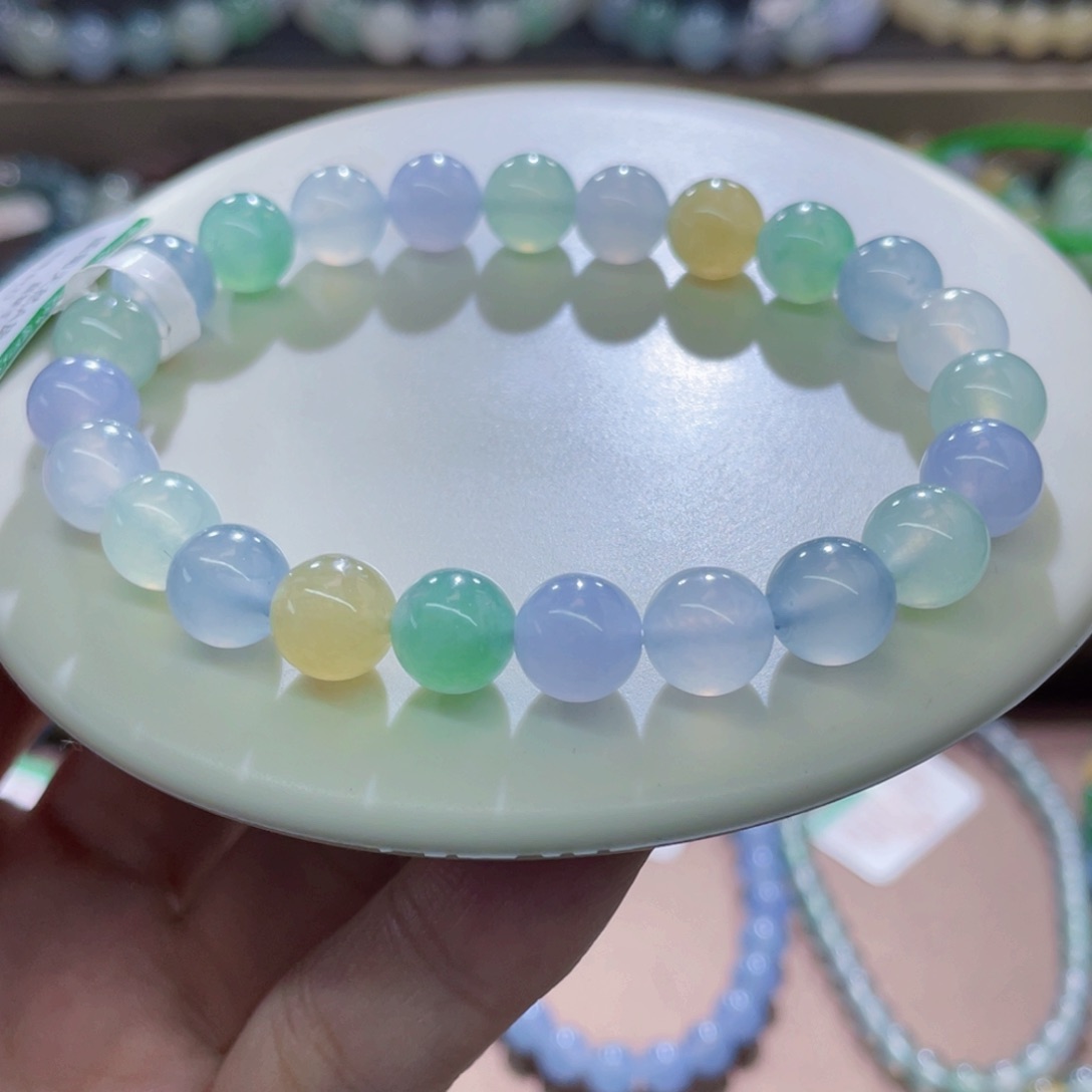 未镶嵌手链翡翠尹*多宝卡8