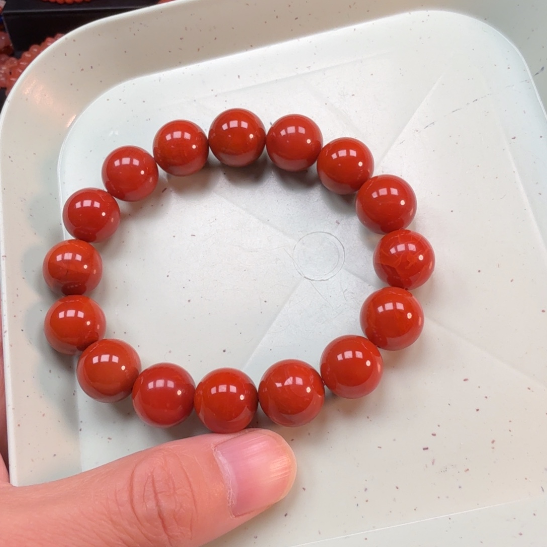 南红玛瑙未镶嵌手串13mm