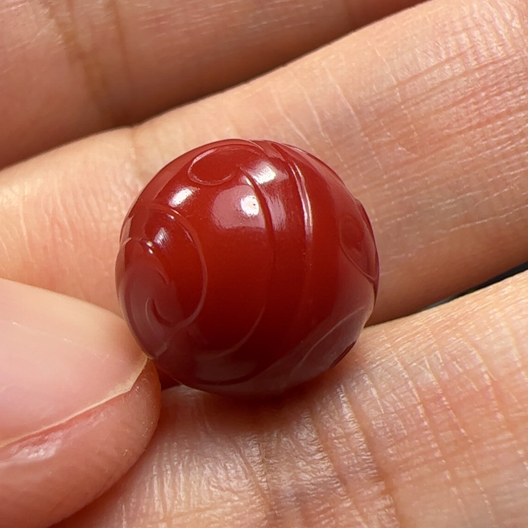 南红玛瑙珠子未镶嵌