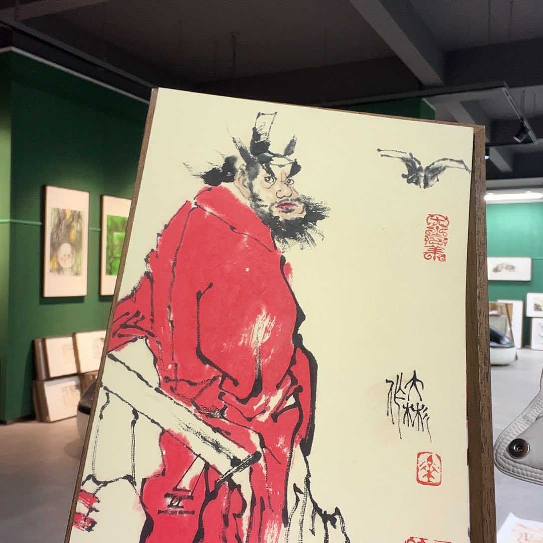 国画张彬带框精装裱福利