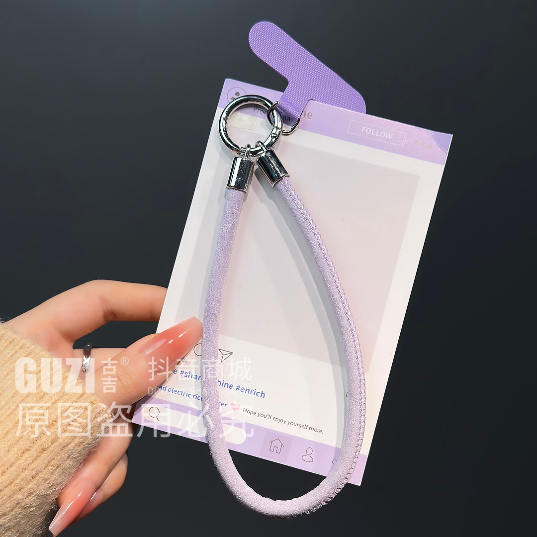 秋冬新款手机挂绳短款手腕简约百搭便携可调节手机防丢女高级爆款