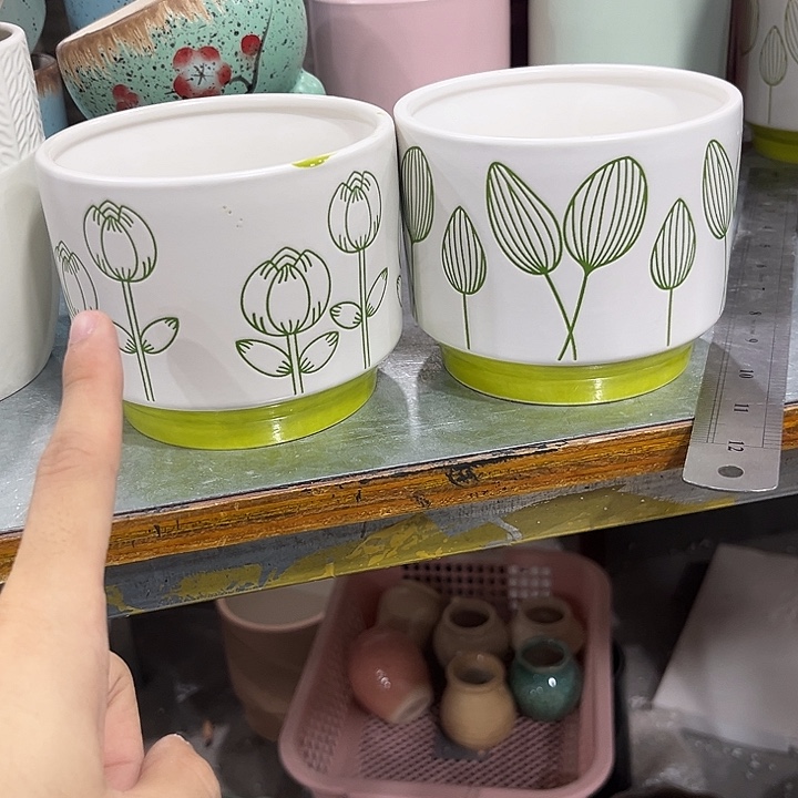 有孔！福利价陶瓷花盆全场10包邮