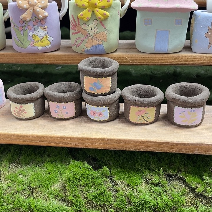 6…..手工手绘花盆手绘