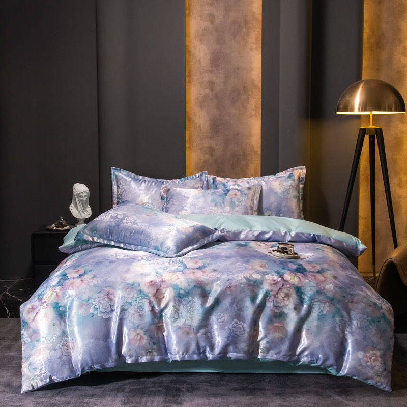 【品质保障】A类臻丝贡缎提花款四件套【玉总】0