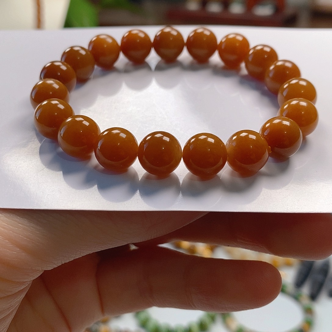 和田玉手串未镶嵌