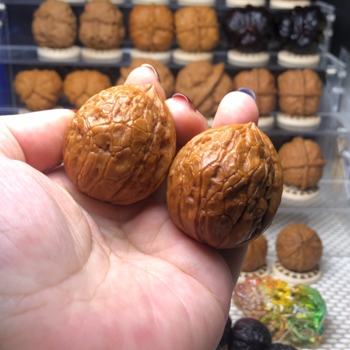 文玩核桃把件20金瓜锤39尺