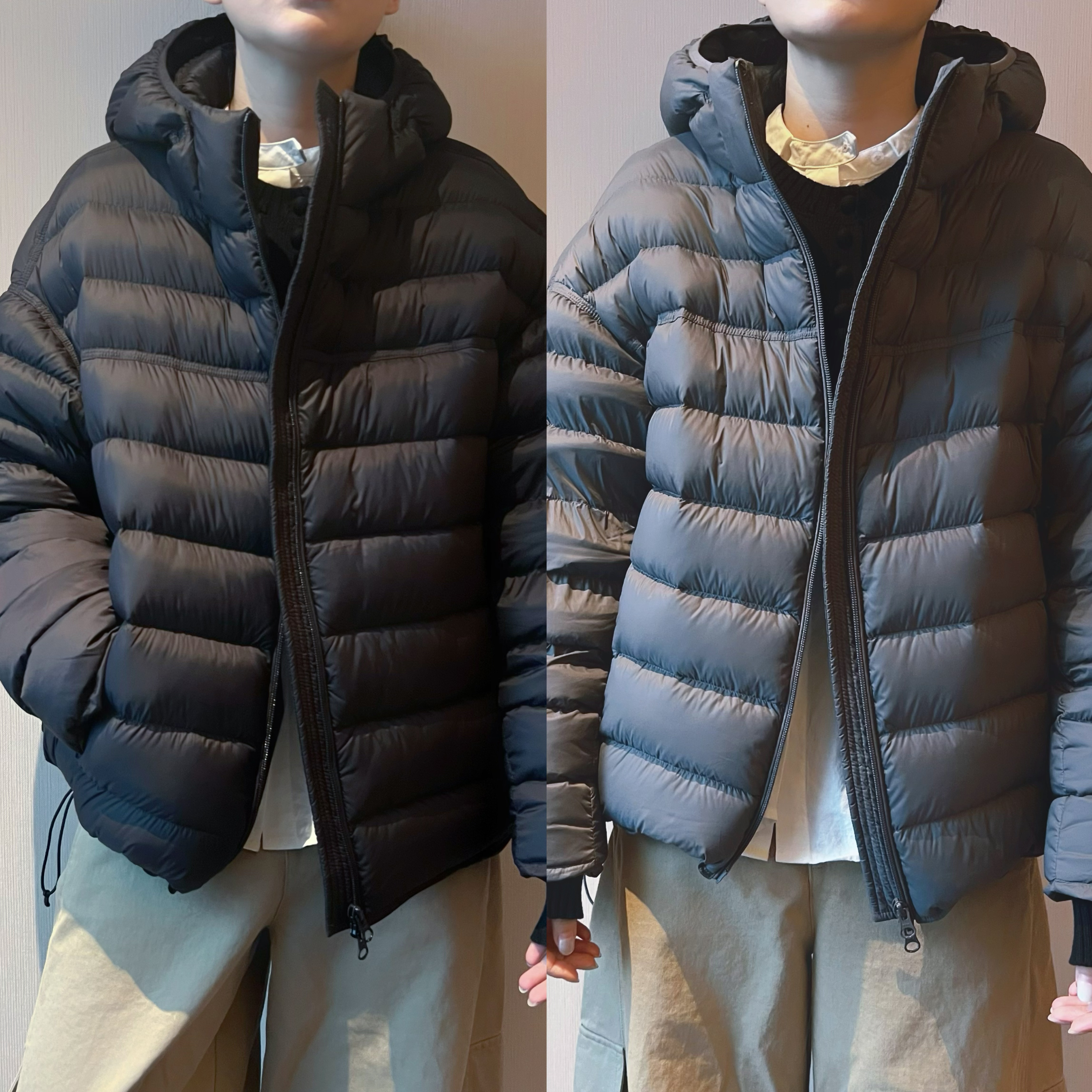 【秀秀新品2】排骨蓬软连帽冬季保暖95白鸭绒羽绒服