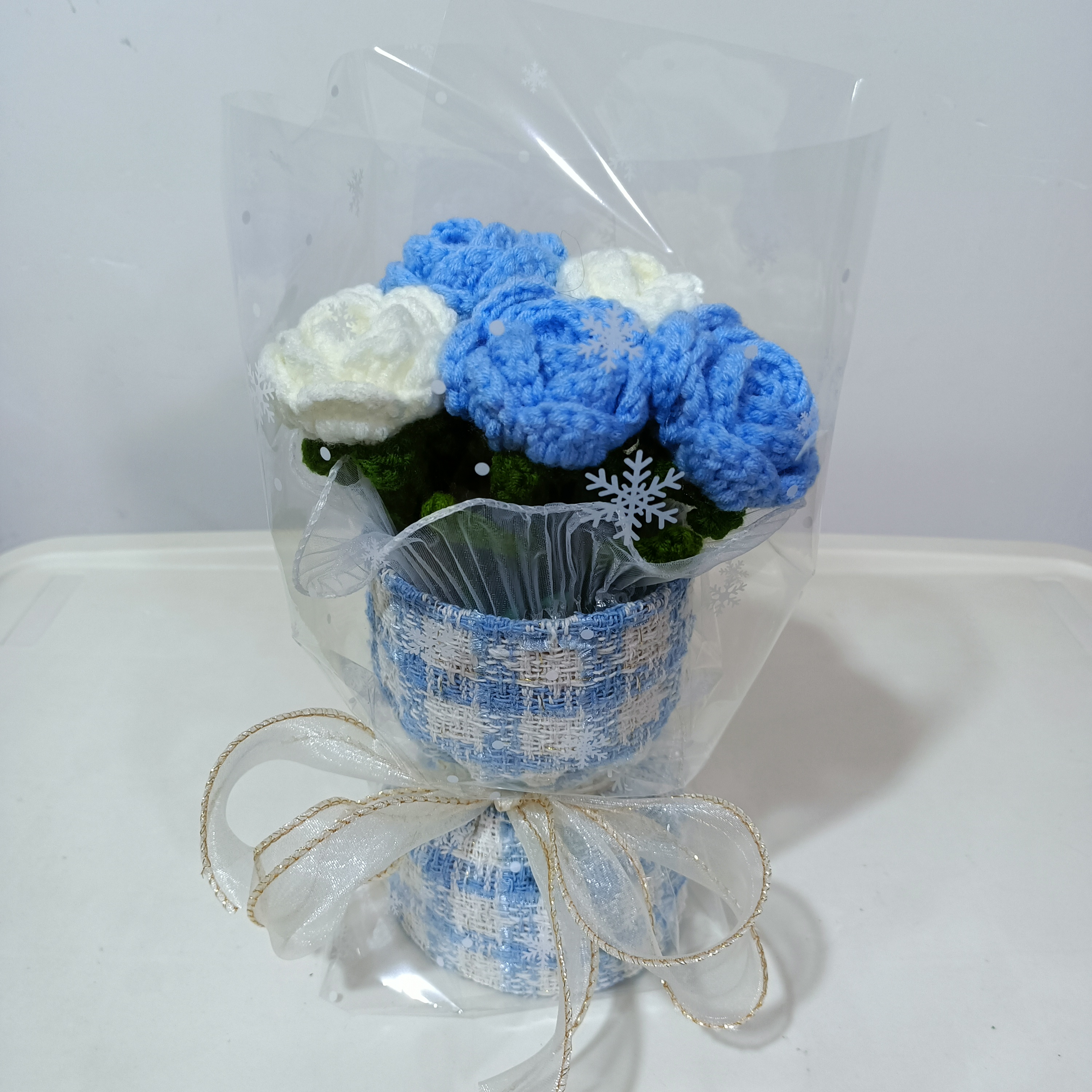 小香风花束百搭时尚DIY编织材料包