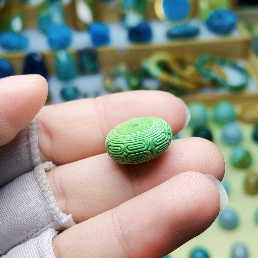 绿松石珠宝奇石未镶嵌