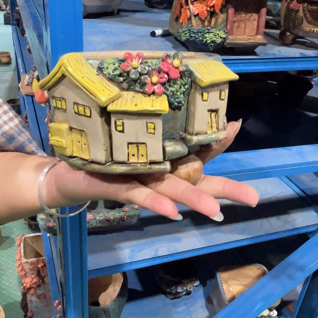 微瑕36 号陶然花器手工花盆