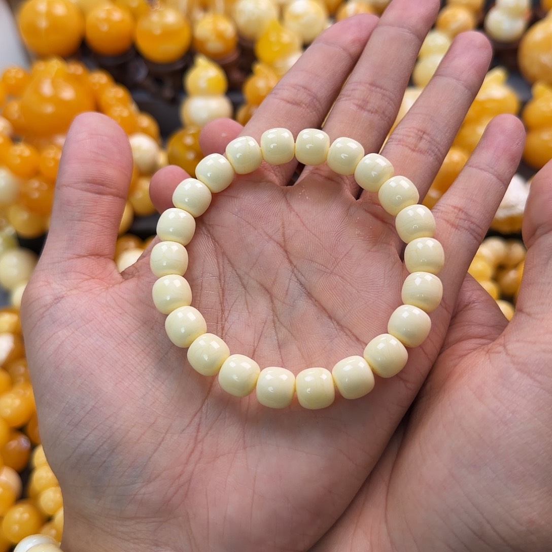 琥珀未镶嵌珠宝奇石10mm同料