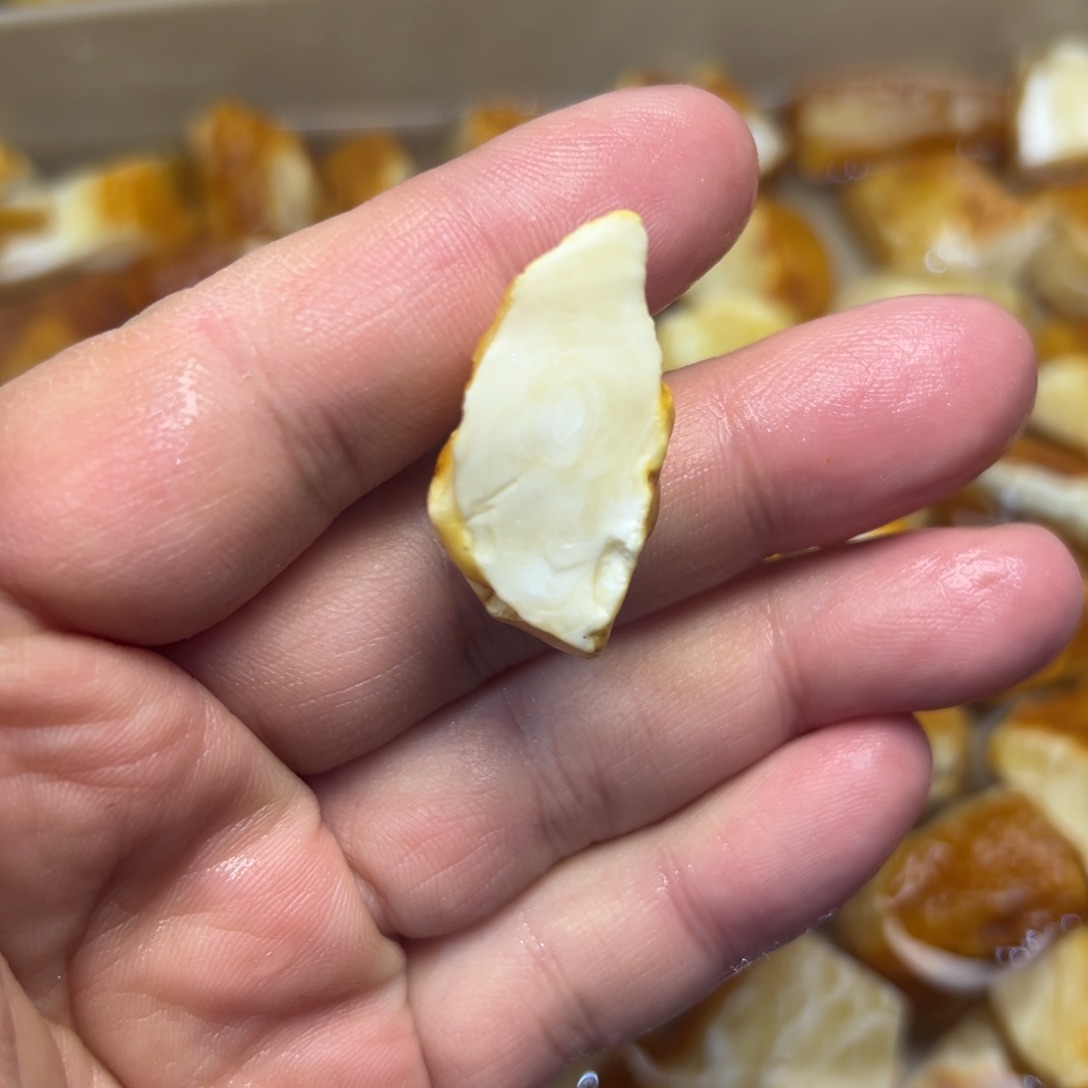 原***物定制琥珀未镶嵌圆珠