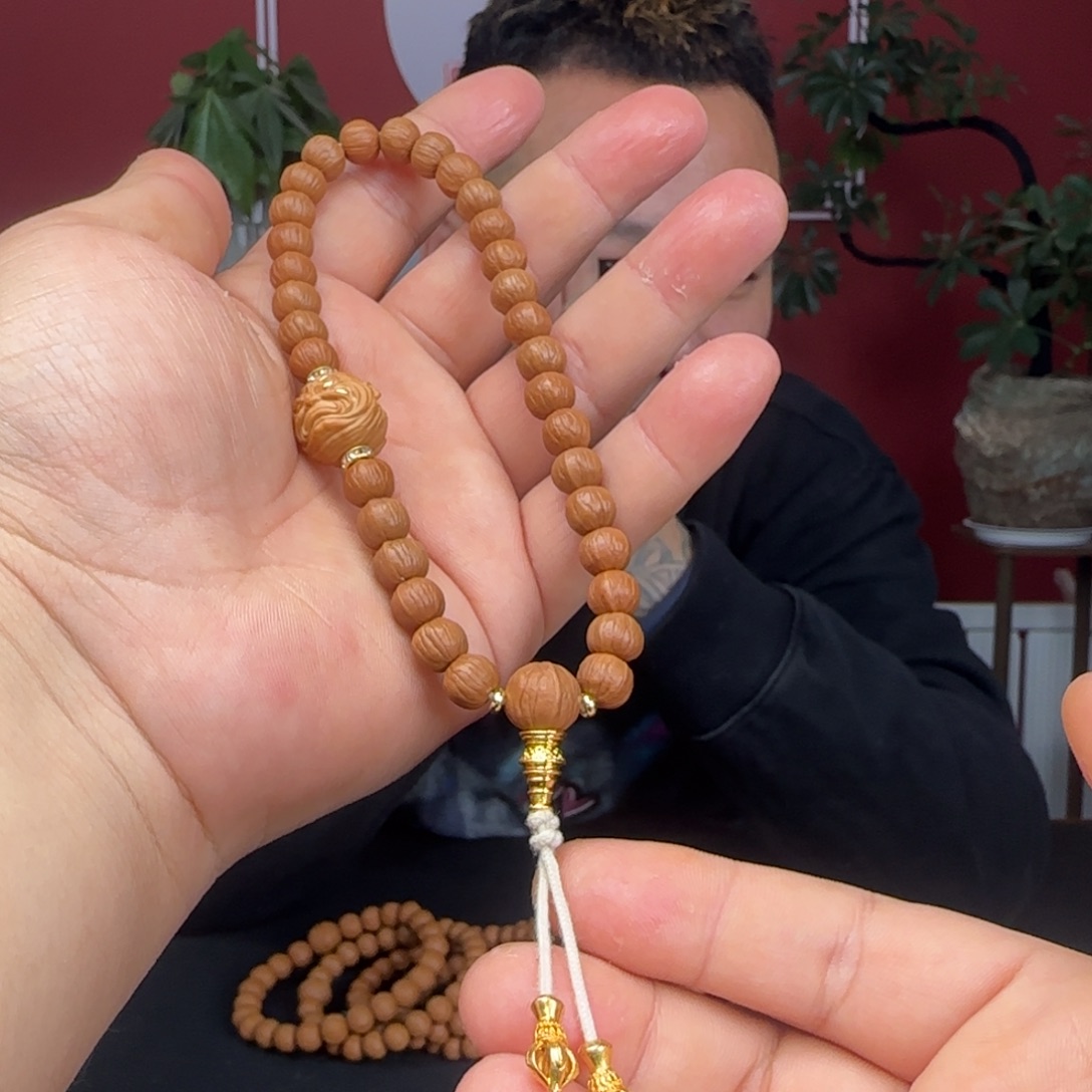 手串猴头核桃双歧8+带配饰一套