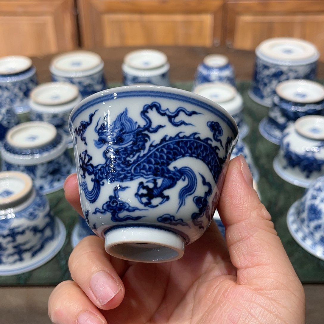 【闪购商品】幕明青花杯。。。。