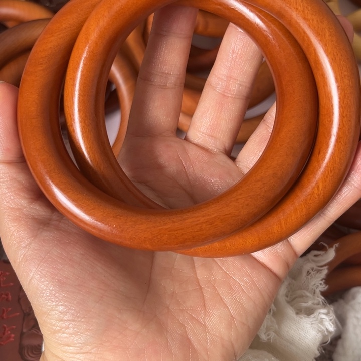 枣木福**满内径75乾坤圈枣木