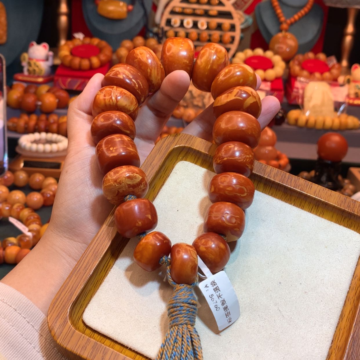 【闪购商品】蜜蜡手串未镶嵌蜜蜡手串