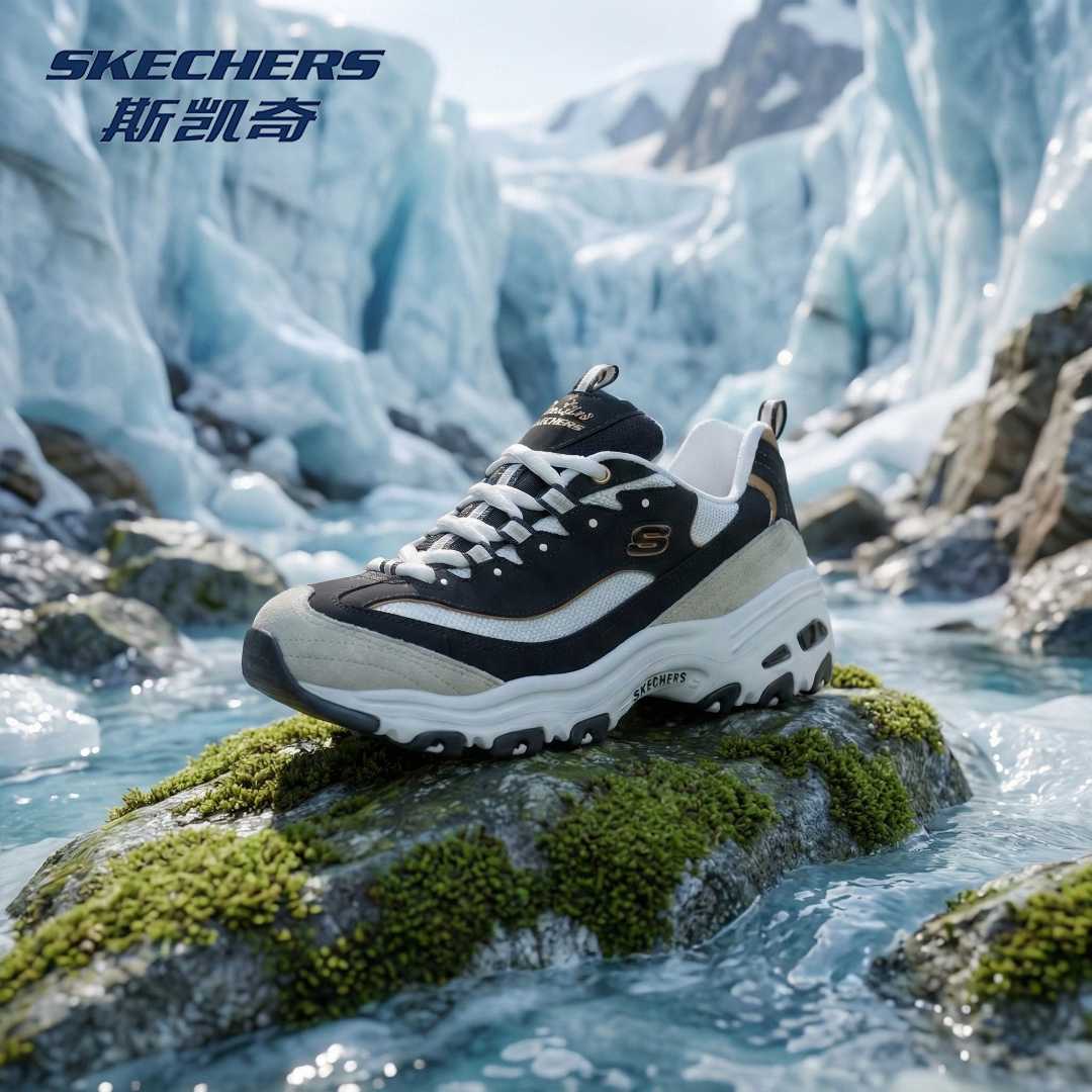 【斯凯奇】四季黑白金熊猫男女同款休闲鞋老爹鞋运动鞋厚底耐磨SC商品图