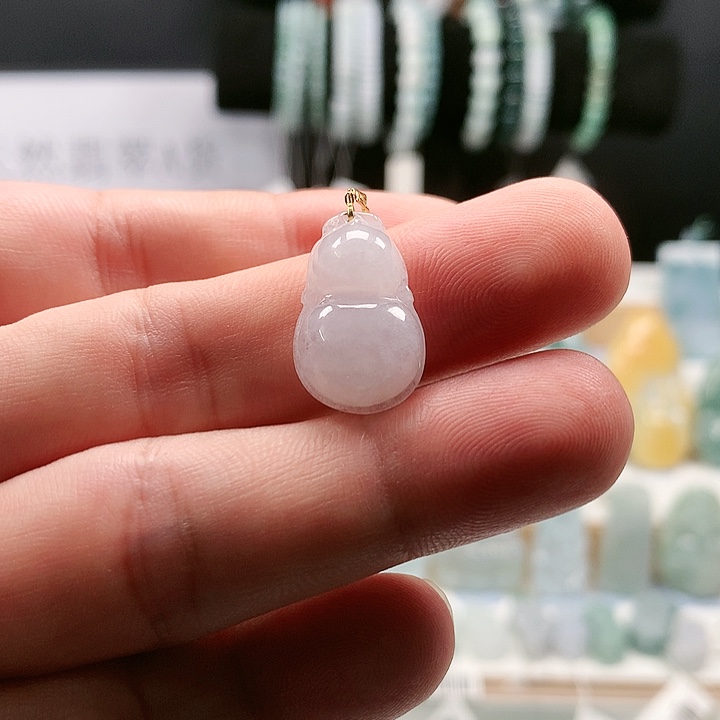 吊坠(不含链)未镶嵌翡翠38葫芦