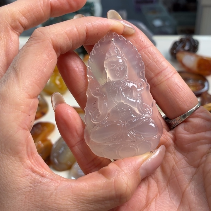 玛瑙/玉髓吊坠(不含链)未镶嵌