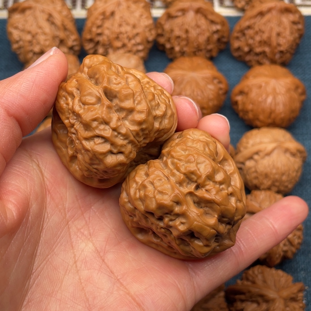 ꧁***꧂文玩核桃把件41全品毕业三角蛙