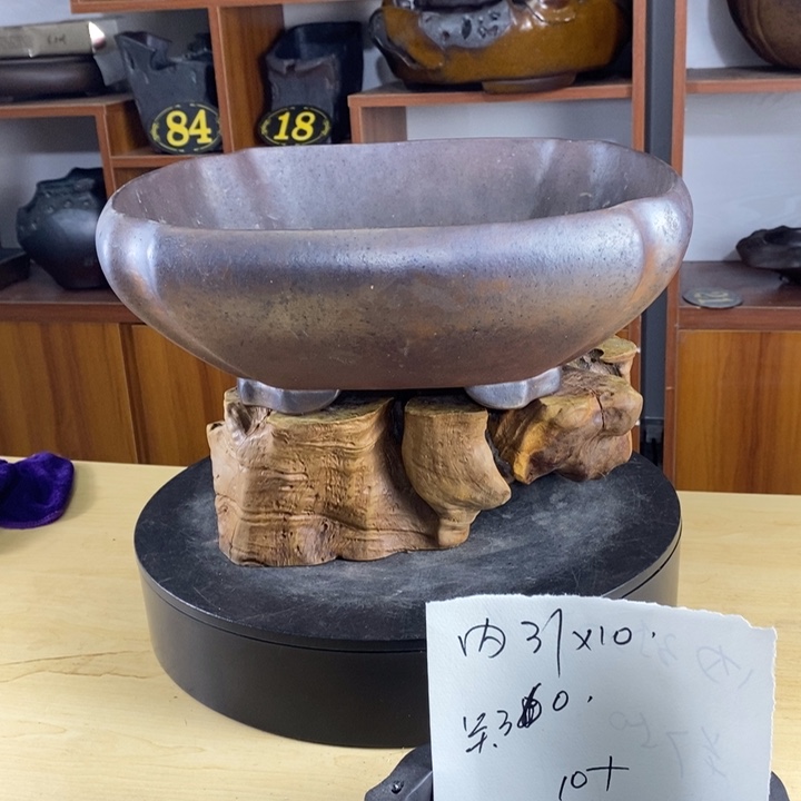 跳***皮大何紫砂花盆