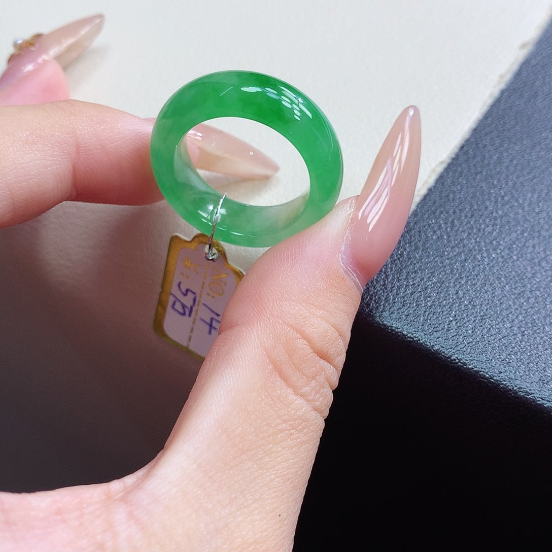 未镶嵌戒指翡翠14号