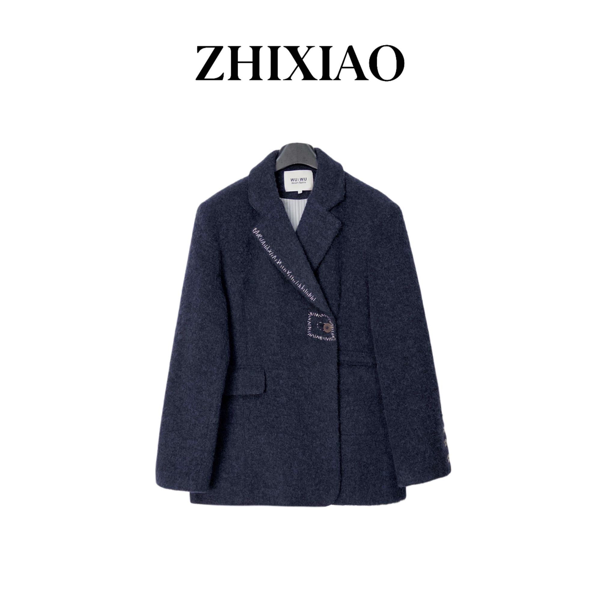 【ZHIXIAO】秋冬新款：羊毛西服外套75125