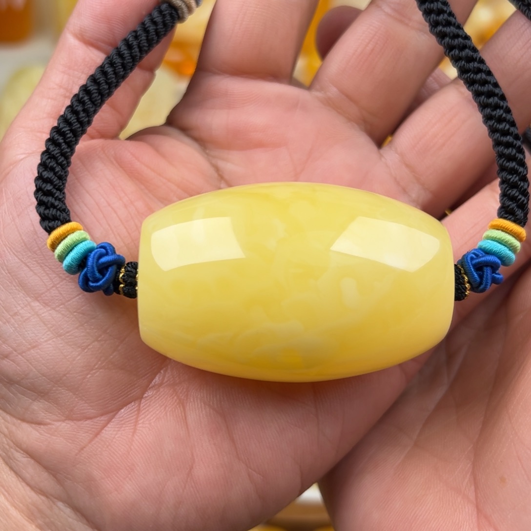 蜜蜡未镶嵌颈饰纯天然琥珀蜜蜡