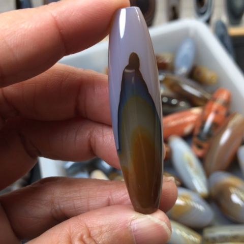 金***开玛瑙/玉髓未镶嵌吊坠(不含链)