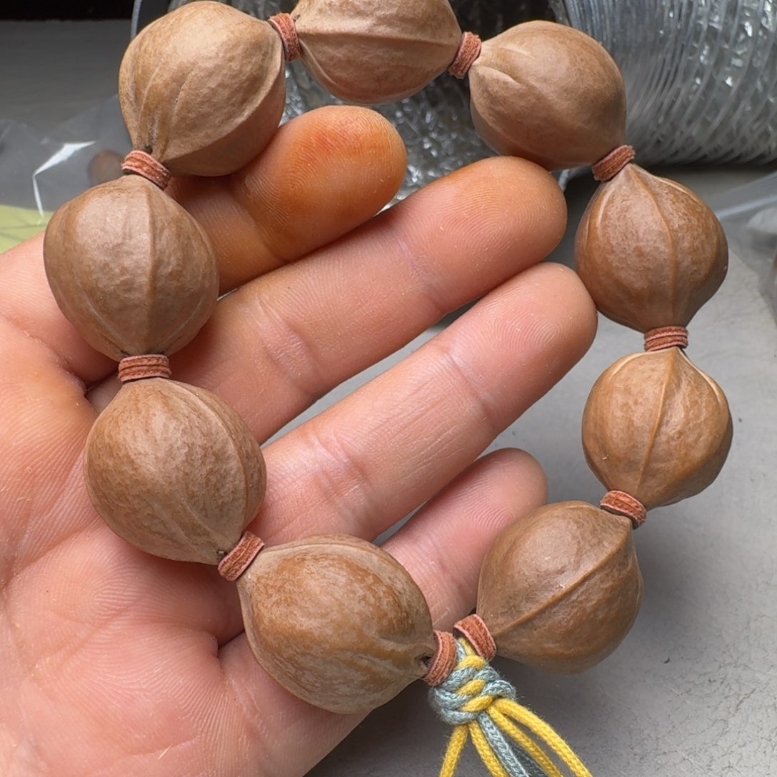 考***接橄榄核手串橄榄核