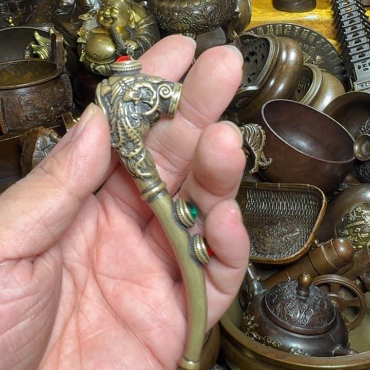 铜器摆件收收藏藏